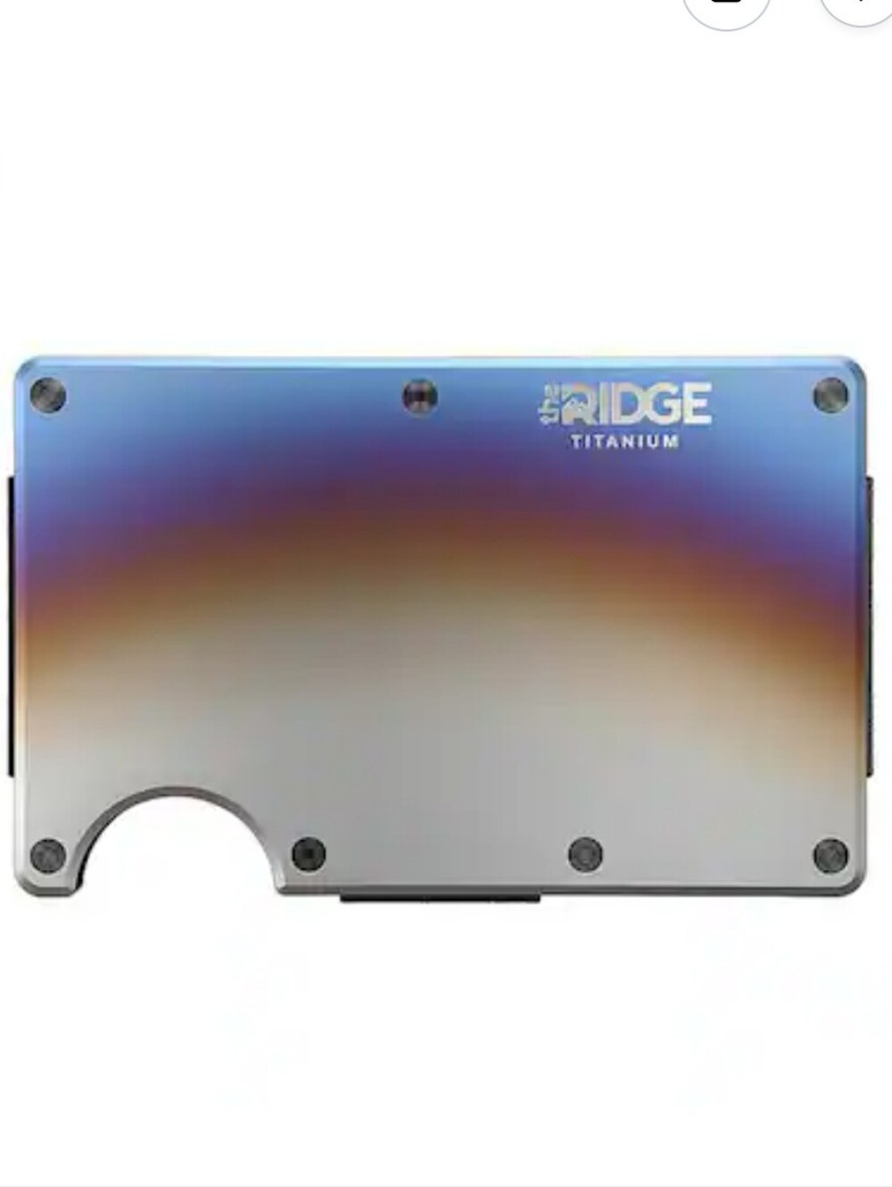 The Ridge Titanium Slim Wallet - Burnt Titanium
